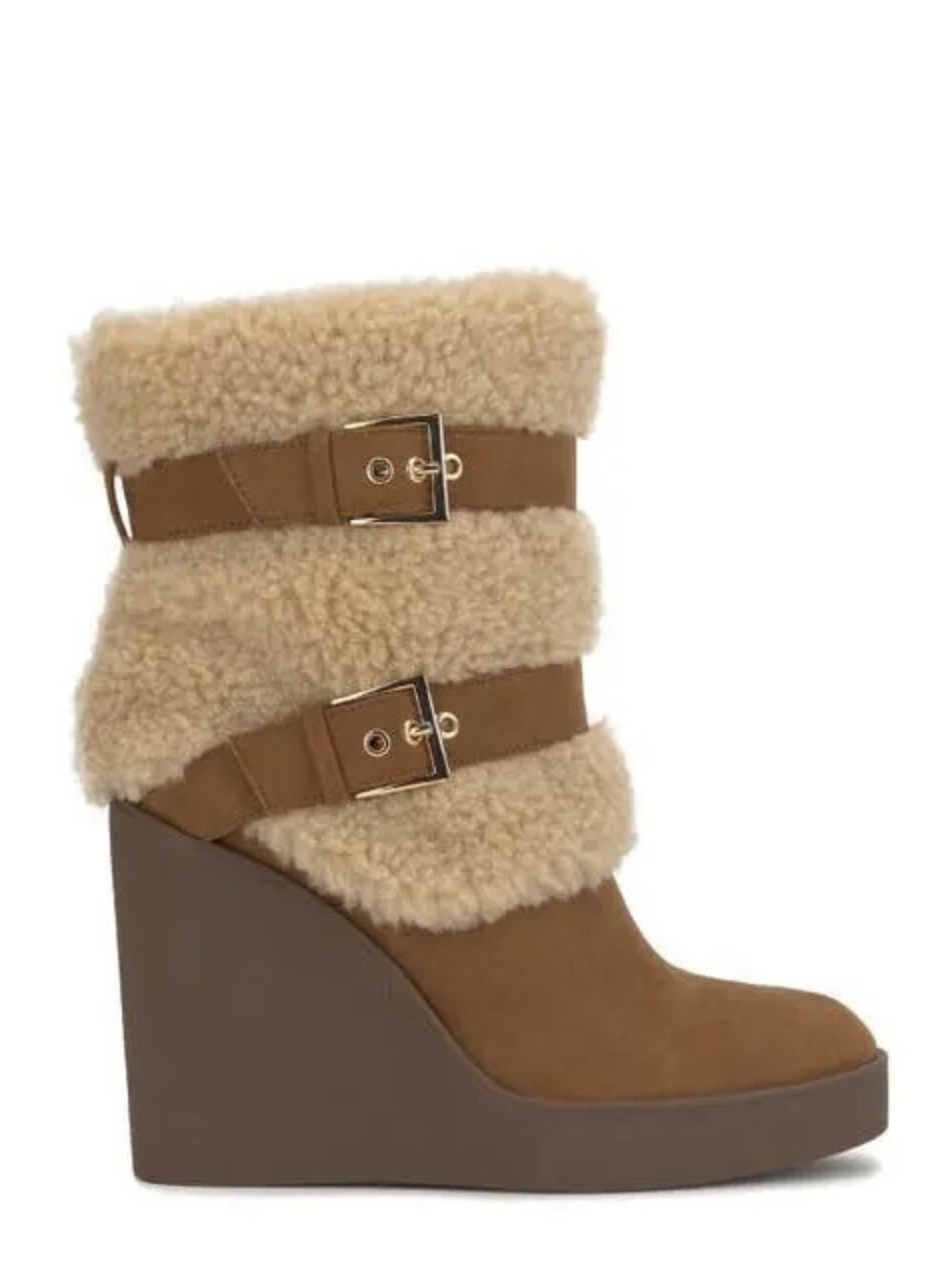 Jessica Simpson | Meztyn Faux Shearling Wedge Boot | Size 9.5M